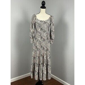 Smith & Quinn The Marigold Dress Tiramizoo Print Cottagecore Women's Small